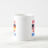 誇り高いドイツのアメリカ人 コーヒーマグカップ (中央)