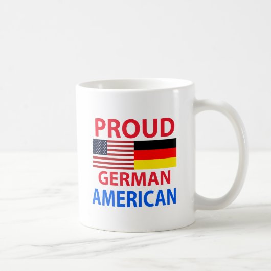 誇り高いドイツのアメリカ人 コーヒーマグカップ (右)