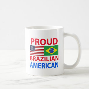 誇り高いブラジルのアメリカ人 コーヒーマグカップ
