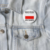 誇り高いポーランドの曾祖父 缶バッジ (インサイチュ)