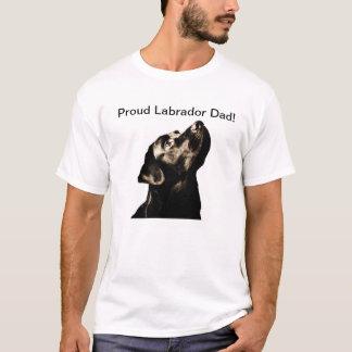 誇り高いラブラドールのパパ! Tシャツ