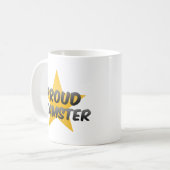 誇り高い一連の馬の御者 コーヒーマグカップ (正面左)