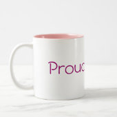 誇り高い伯母さん ツートーンマグカップ (左)