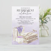 誇り高い医退職した師 – 医療の退職パーティー 招待状 (スタンド正面)