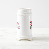 誇り高い大げさに同情する人の自由主義者 ビールジョッキ (中央)