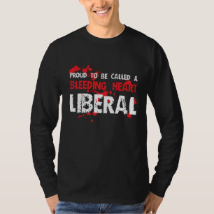 誇り高い大げさに同情する人の自由主義者 Tシャツ
