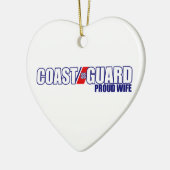 誇り高い沿岸警備隊の妻 セラミックオーナメント (左)