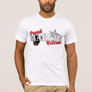 誇り高い海洋の退役軍人 Tシャツ