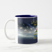 誇り高い海軍叔母さん ツートーンマグカップ (左)