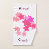 誇り高い祖母 バスタオルセット (ハンドタオル)