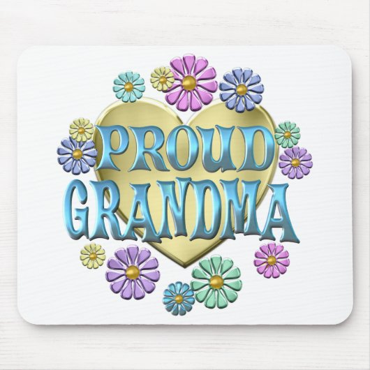 誇り高い祖母 マウスパッド (正面)