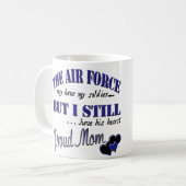 誇り高い空軍お母さん コーヒーマグカップ (正面左)