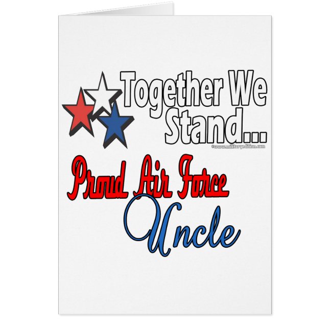 誇り高い空軍叔父さん (正面)