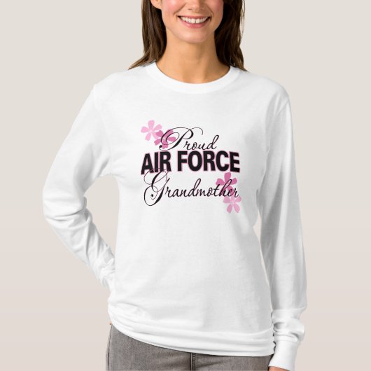 誇り高い空軍祖母 Tシャツ (正面)