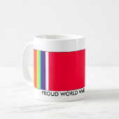 誇り高い第二次世界大戦の退役軍人 コーヒーマグカップ (正面左)