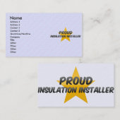 誇り高い絶縁材の取付人 名刺 (正面/裏面)