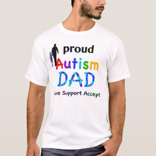 誇り高い自閉症のパパ Tシャツ