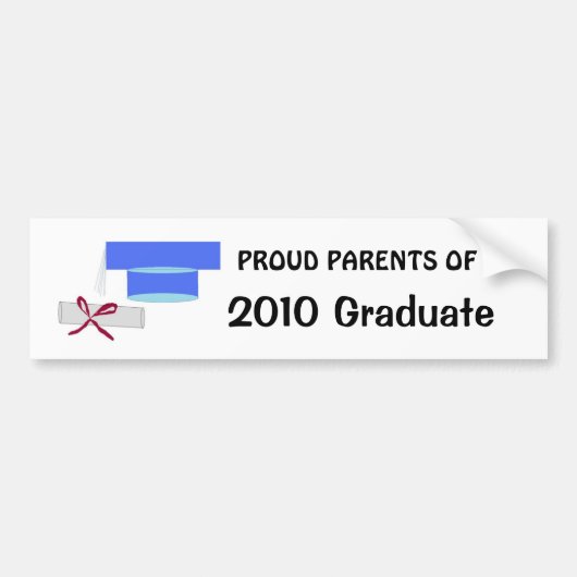 誇り高い親 バンパーステッカー (正面)