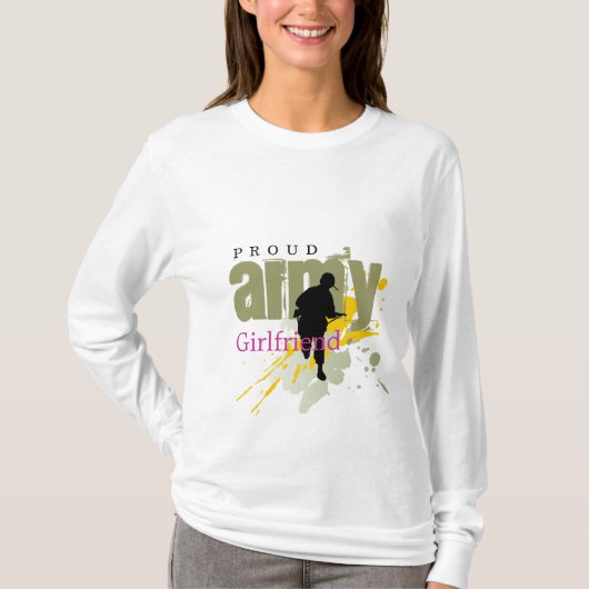 誇り高い軍隊のガールフレンド Tシャツ (正面)