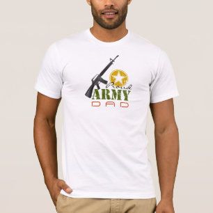 誇り高い軍隊のパパ Tシャツ