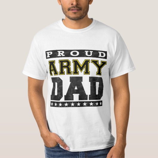 誇り高い軍隊のパパ Tシャツ (正面)
