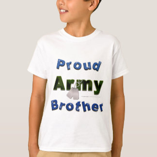 誇り高い軍隊の兄弟はティーをからかいます Tシャツ