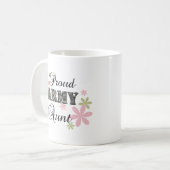 誇り高い軍隊の叔母さん[fl c] コーヒーマグカップ (正面左)