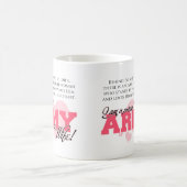 誇り高い軍隊の妻 コーヒーマグカップ (中央)