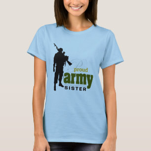 誇り高い軍隊の姉妹 Tシャツ