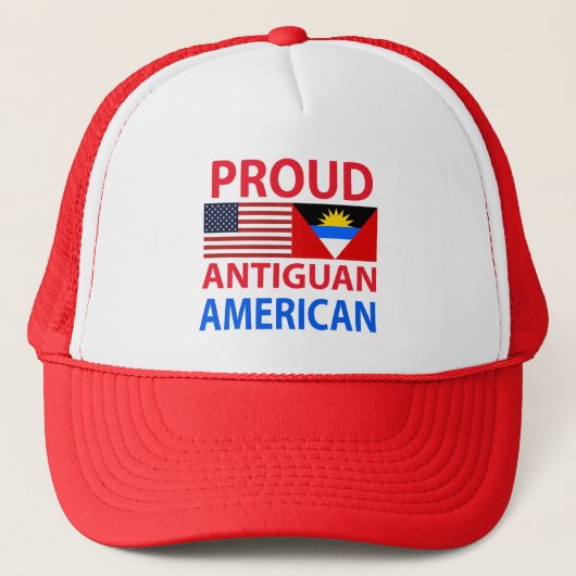 誇り高いAntiguanのアメリカ人 キャップ (正面)