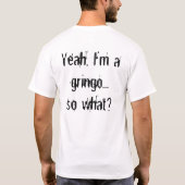 誇り高いgringo tシャツ (裏面)