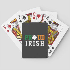 誇り高きアイルランド シャムロック ラッキークローバー  St Paddy トランプ
