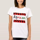 誇り高きアフリカの色彩 Tシャツ (正面)