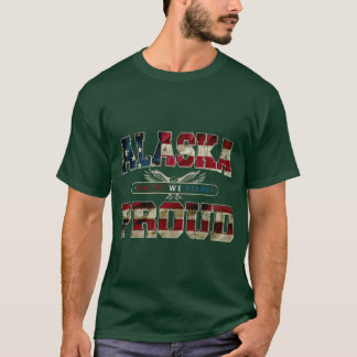 誇り高きアラスカ・ユナイテッド・ウィ・スタンドの凄いデザイン Tシャツ
