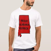 誇り高きアラバマのレッドネック Tシャツ (正面)