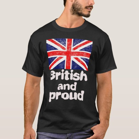 誇り高きイギリス愛国者 男性 女性 子供 2 Tシャツ (正面)