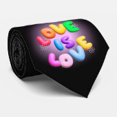 誇り高きエレガンス:Love Is Love 3Dタイ ネクタイ (ロール)