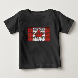 誇り高きカナダ、真北は強く自由なり！ ベビーTシャツ