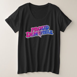 誇り高きデモフィル プラスサイズTシャツ