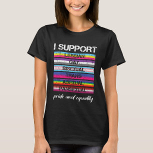 誇り高きパンセクシャルトランスジェンダークィアLGBTQ+ラブ・平等 Tシャツ