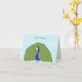 誇り高きペコのカード カード (黄色い花)