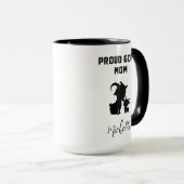 誇り高きヤギの母 農場の動物愛好家 ママ マグカップ (正面右)