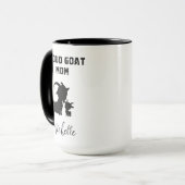 誇り高きヤギの母 農場の動物愛好家 ママ マグカップ (正面左)