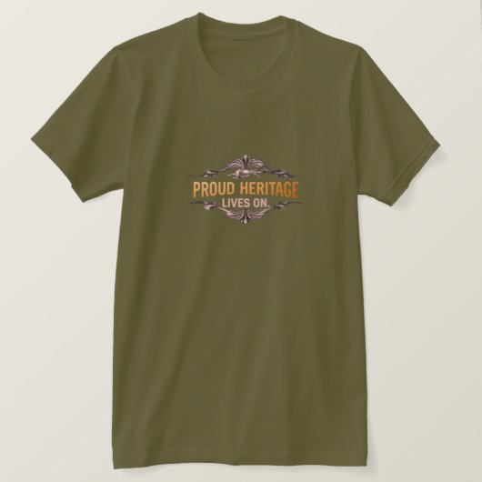 誇り高き伝統は生き続ける Tシャツ (デザイン正面)