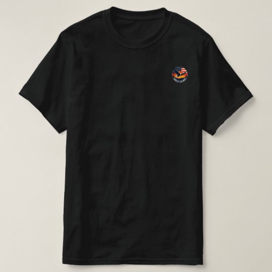 誇り高き勇者の鷲 Tシャツ (デザイン正面)