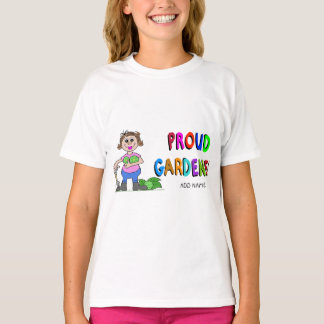 誇り高き女性ガーデナー Tシャツ