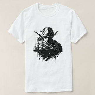 誇り高き戦士Tシャツ - 名誉、勇気、強さ Tシャツ