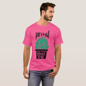 誇り高き植物パパ ガーデニングと多肉植物 Tシャツ (正面フル)