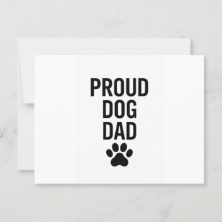 誇り高き犬パパ - 男性向けユーモアあふれるペット愛好家ギフト ポストカード