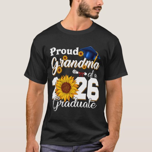 誇り高き祖母 2026年卒業生のために Tシャツ (正面)